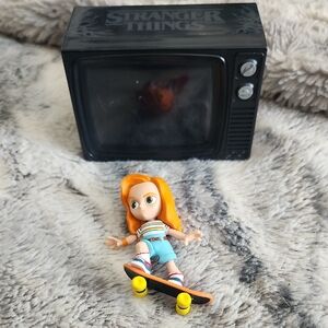 Stranger Things Skateboarding Doll with Orange Hair